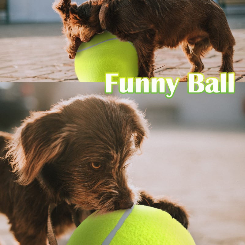 Banfeng Large Dog Tennis Ball,9.5" Giant Doy Sport Ball Toy,Pet Birthday Gifts Interactive Dog Toys for Small Medium Large Dog - Image 4
